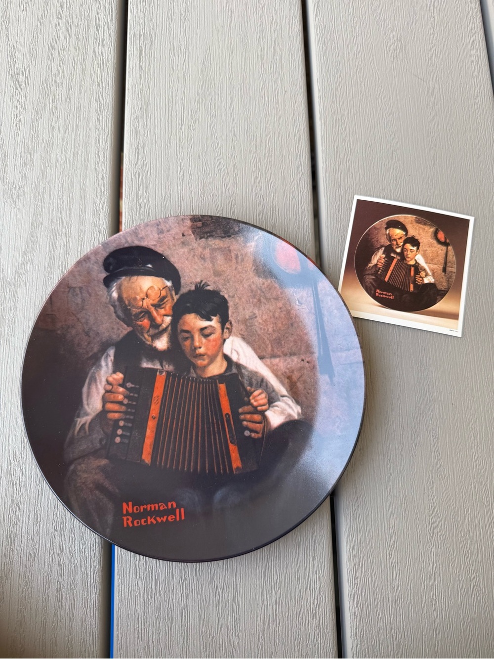 Norman Rockwell The Music Maker Collector Plate Knowles Heritage Collection 1981